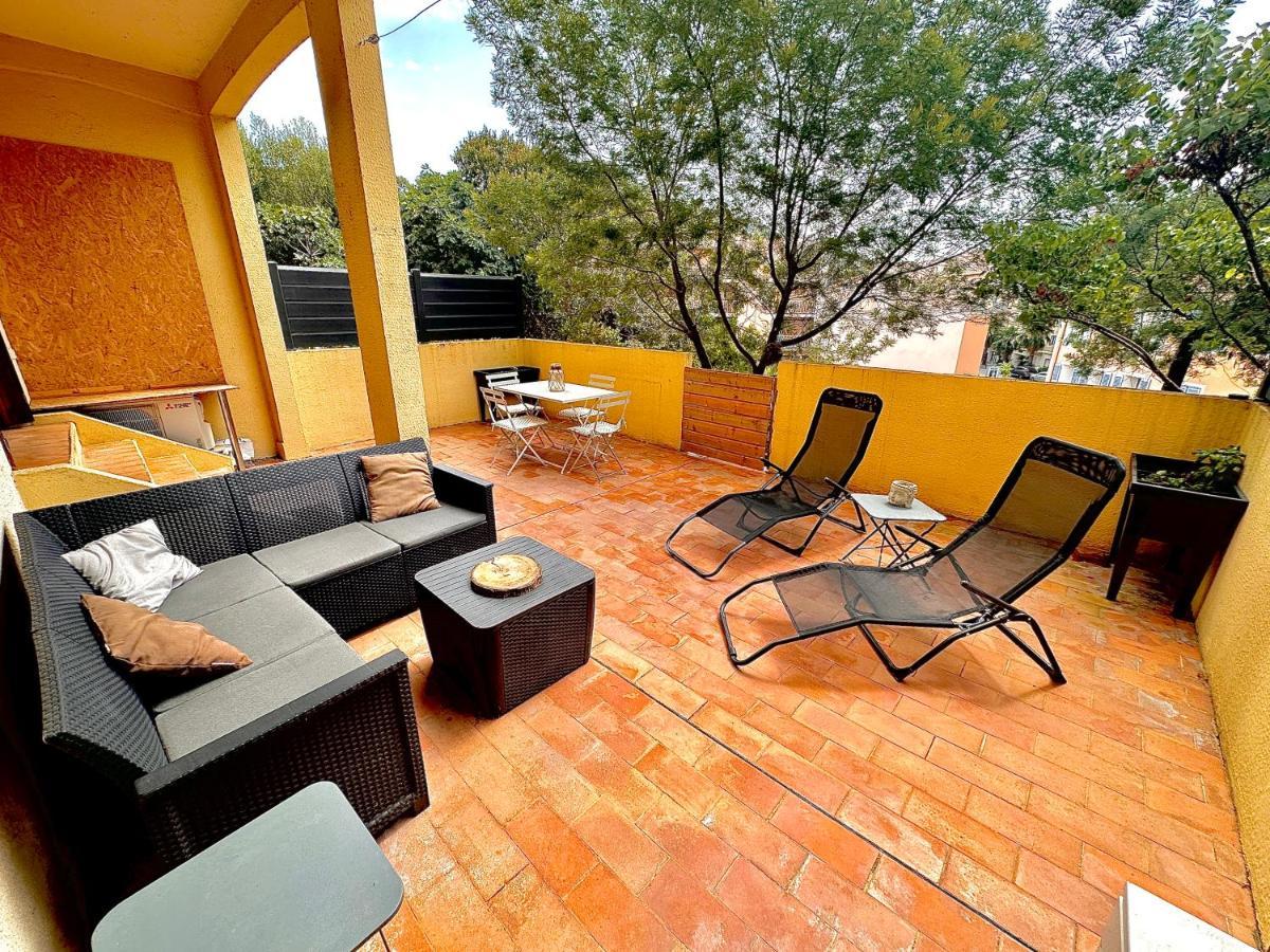 Appartement Proche Mer Avec Terrasse Et Jardin Privatif Hyères Exteriér fotografie