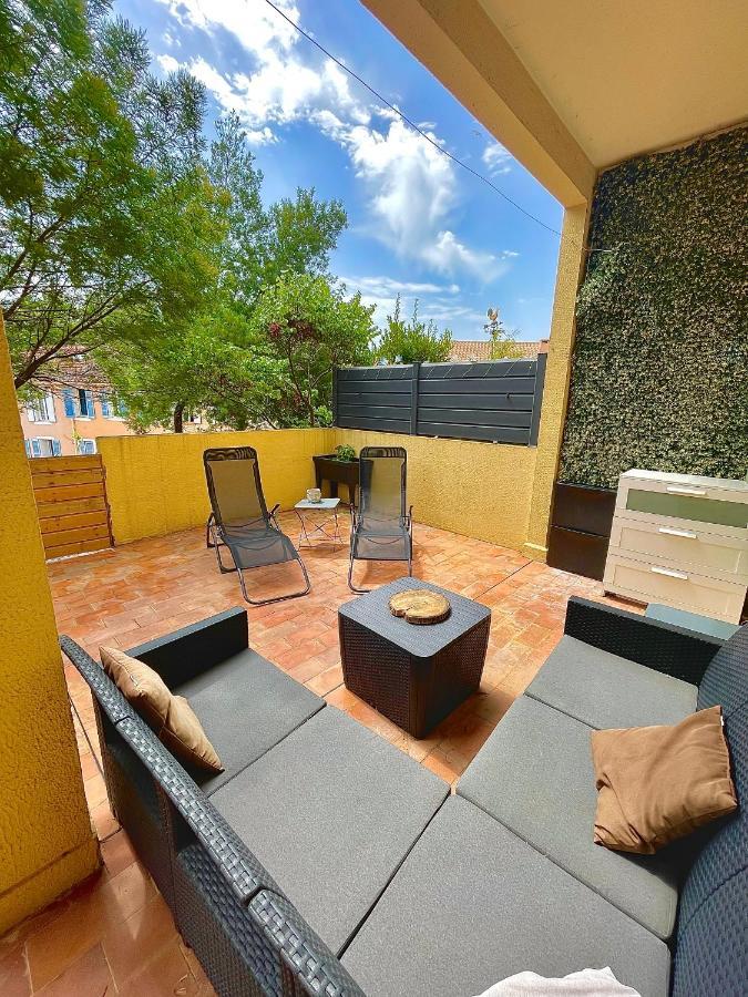 Appartement Proche Mer Avec Terrasse Et Jardin Privatif Hyères Exteriér fotografie